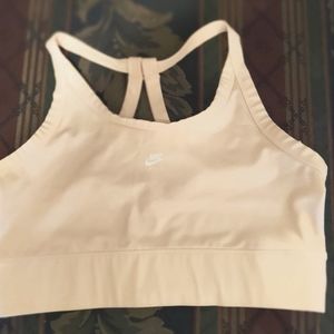 Nike, size Large ,pink sports bra.
